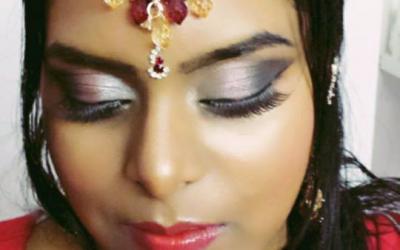 Bruidsvisagie en Bruidskapsel voor Surinaams Hindoestaanse bruid in Rotterdam